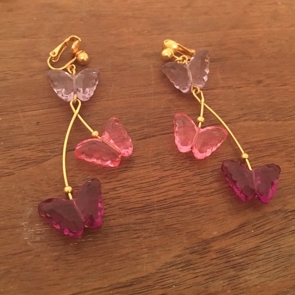 Avon Jewelry - Vintage Avon Butterfly Clip-on Earrings